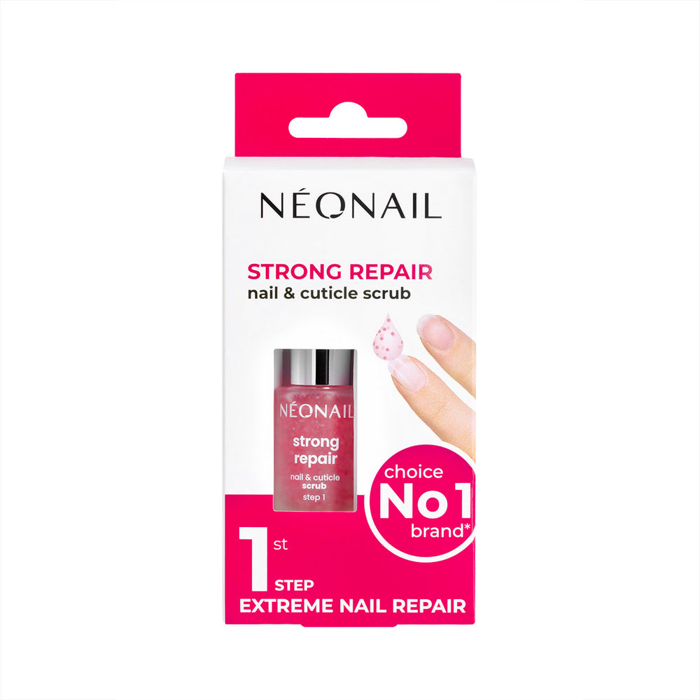 Scrub rigenerante per unghie e cuticole 6,5 ml - Strong Repair Nail & Cuticle Scrub STEP 1