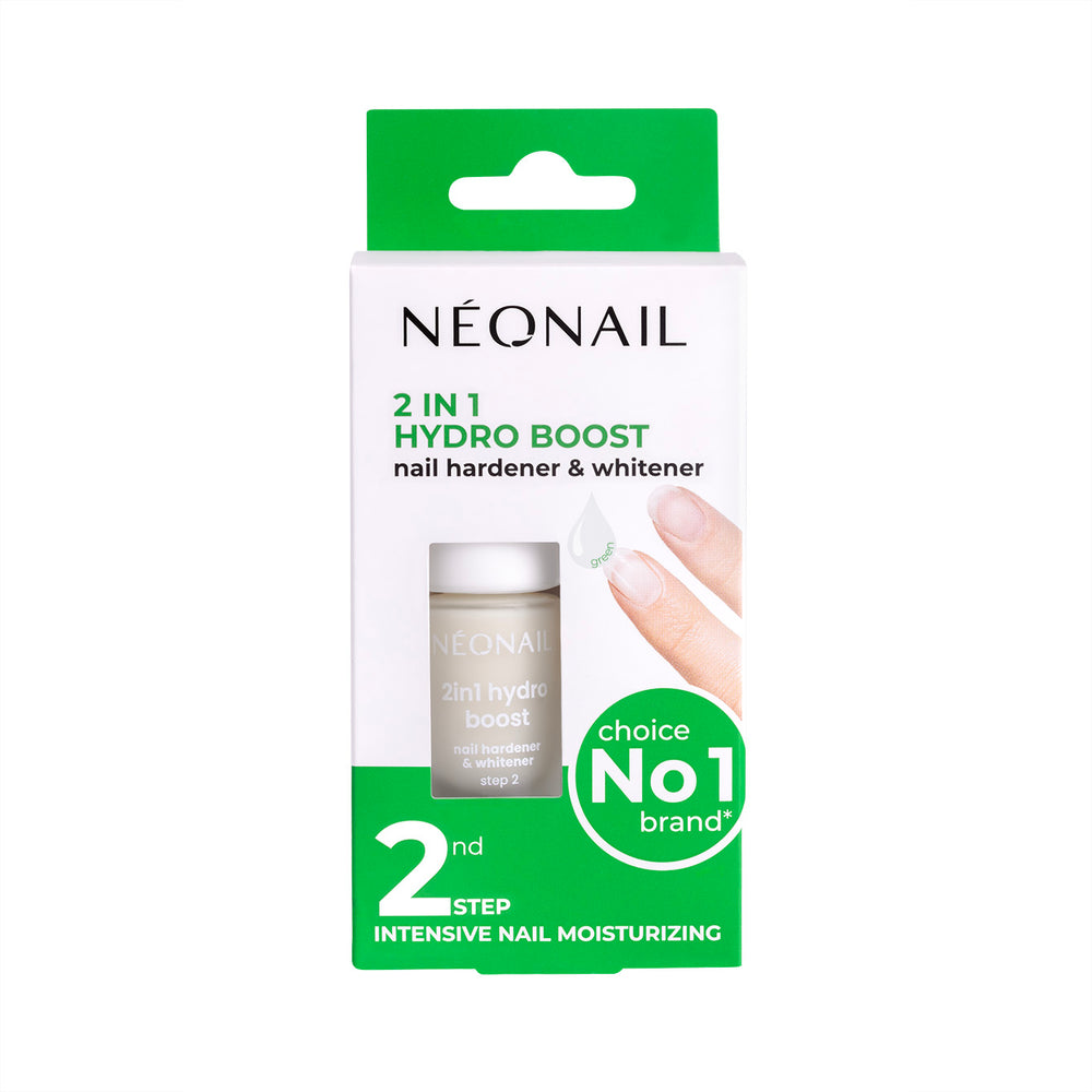 Indurente e schiarente per unghie 7,2 ml - 2in1 Hydro Boost Nail Hardener & Whitener STEP 2