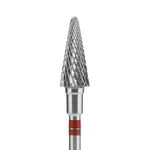 Staleks Punta Carbide Cono PER MANCINI, rosso, diametro 6 mm - lunghezza punta 14 mm