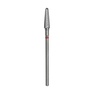 Staleks Punta Carbide Tronco, rosso, diametro 4 mm - lunghezza punta 13 mm