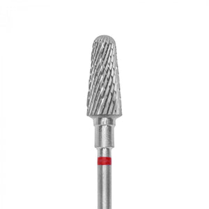 Staleks Punta Carbide Tronco, rosso, diametro 6 mm - lunghezza punta 14 mm