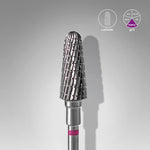 Staleks Punta Carbide Tronco, viola, diametro 6 mm - lunghezza punta 14 mm